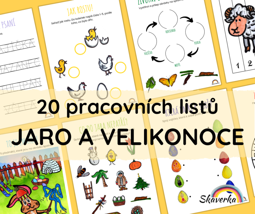 Pracovní listy – Jaro a Velikonoce - Varianta: PDF