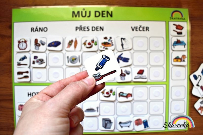 Plánovač – Můj den, zelená barva
