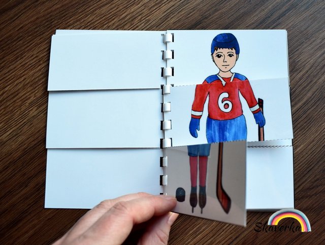 Skládanková kniha - Sportovci