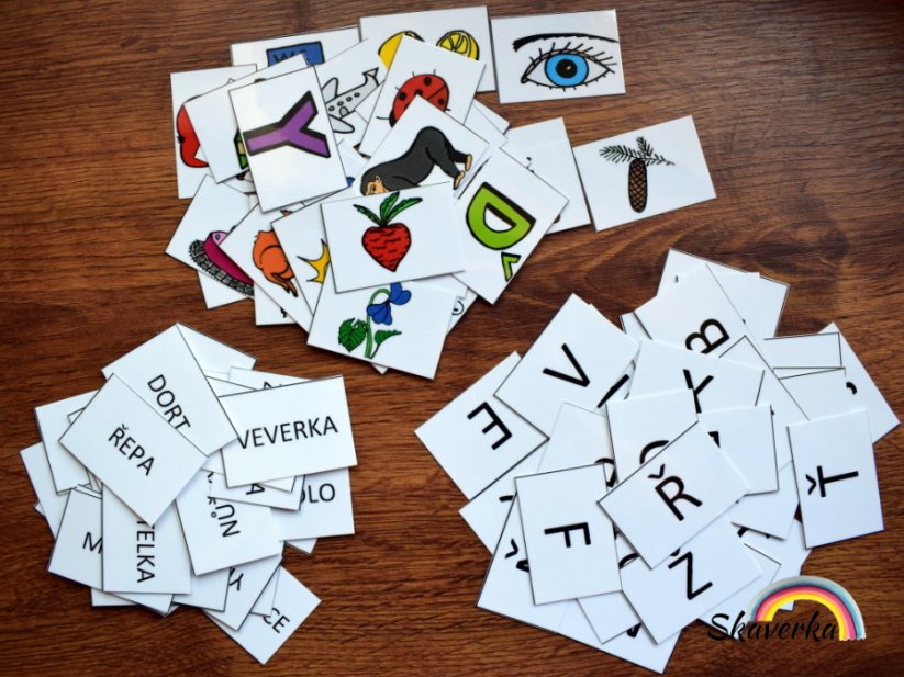 Obrázek – slovo – písmeno - Varianta: Zhotovené