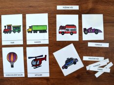 Výukové karty - Dopravní prostředky (pdf)