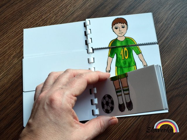 Skládanková kniha - Sportovci
