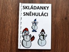 Skládanková kniha - Sněhuláci