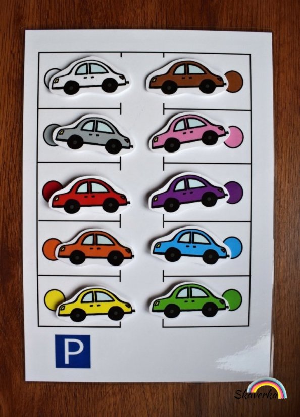 Barevné parkoviště - Varianta: PDF