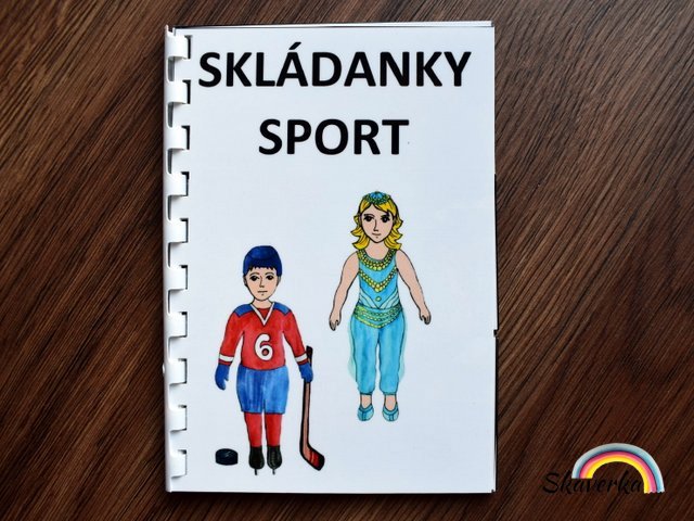 Skládanková kniha - Sportovci