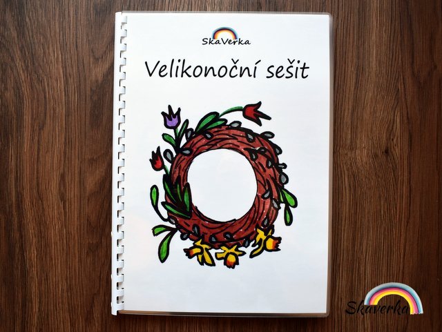 Velikonoční sešit plný aktivit