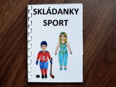 Skládanková kniha - Sportovci (pdf)