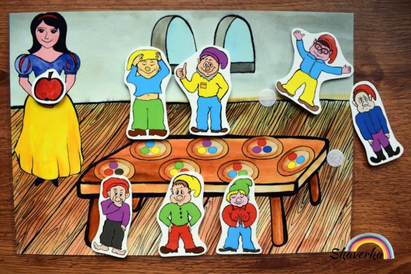 Sněhurka a sedm trpaslíků – kdo kam patří?