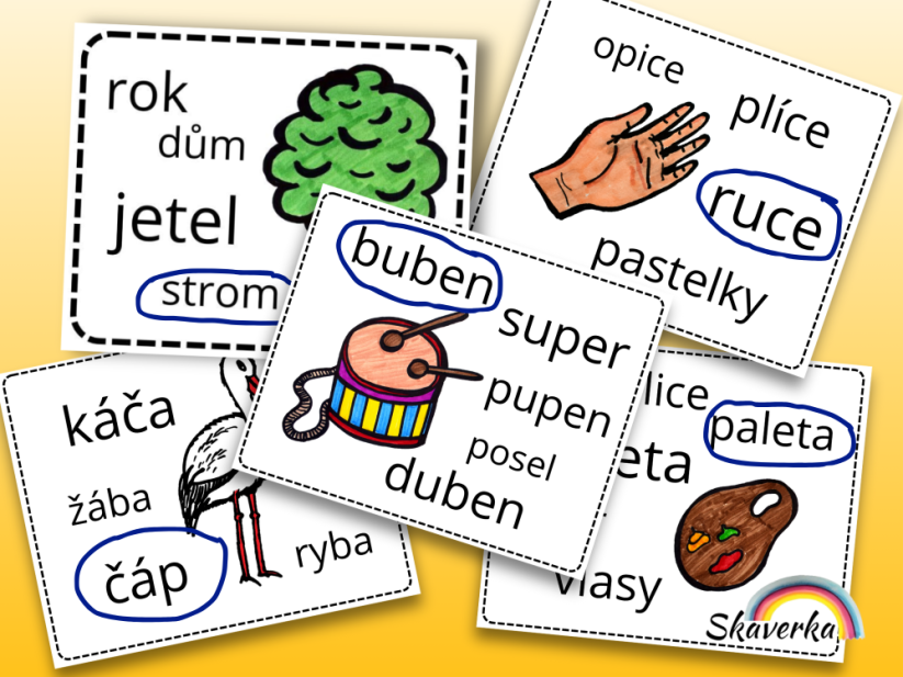 Vyber správné slovo