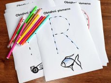 Pracovní listy – Obtáhni písmeno