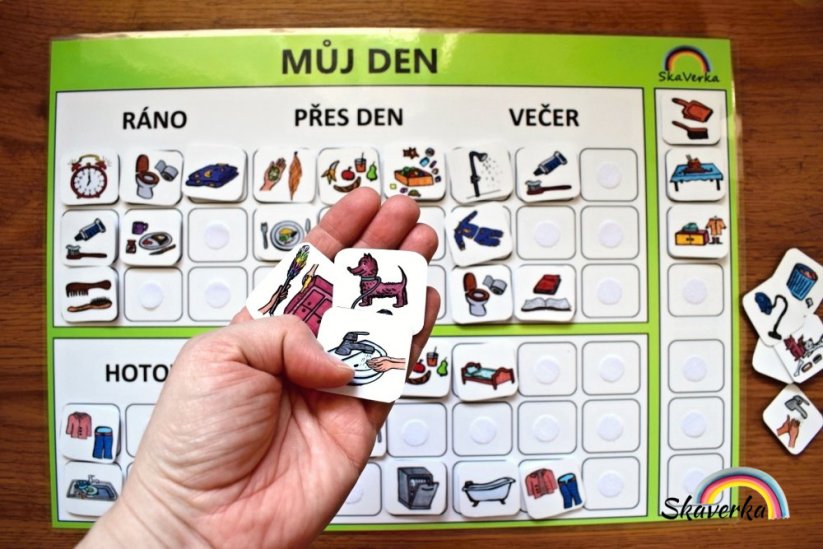 Plánovač – Můj den, zelená barva
