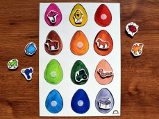 Přiřazování předmětů na barevná vajíčka (pdf)
