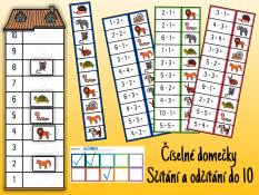 Číselné domečky – sčítání a odčítání do 10