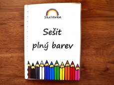 Sešit plný barev