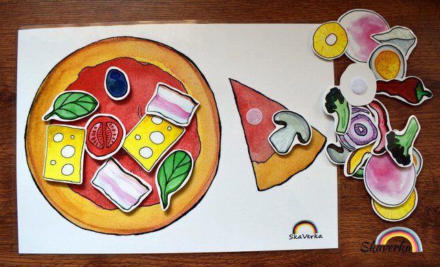 Poskládej si vlastní pizzu - Varianta: PDF