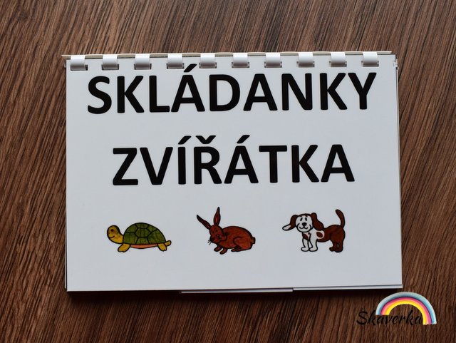 Skládanková kniha - Zvířata