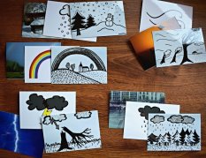 Počasí – párovací karty