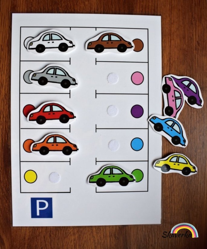 Barevné parkoviště - Varianta: PDF