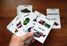 Hra Já mám, kdo má? – Dopravní prostředky