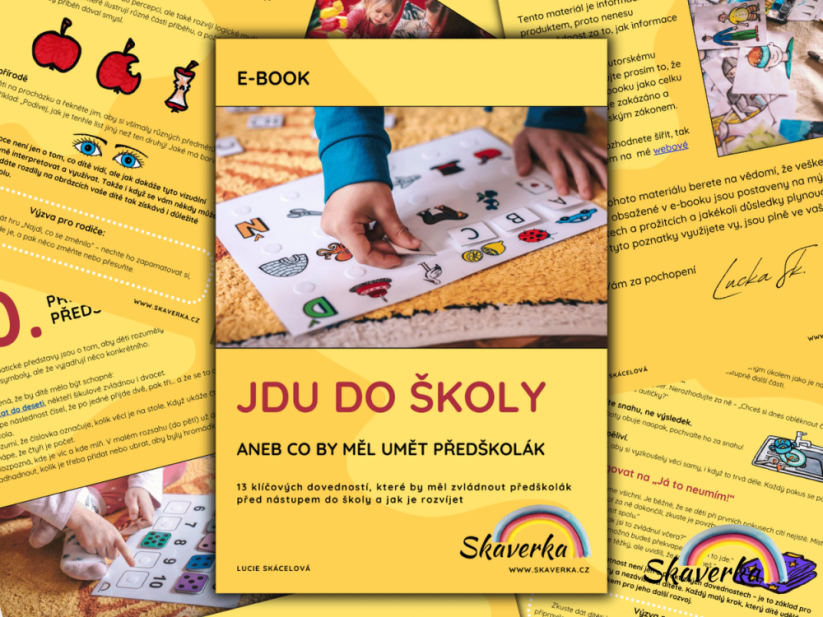 E-book  - Jdu do školy aneb co by měl umět předškolák - Varianta: PDF