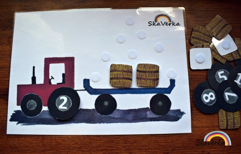 Počítání do 10 – Traktor