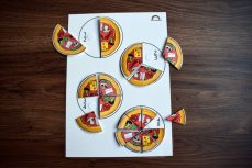 Pizza dílky – učíme se zlomky