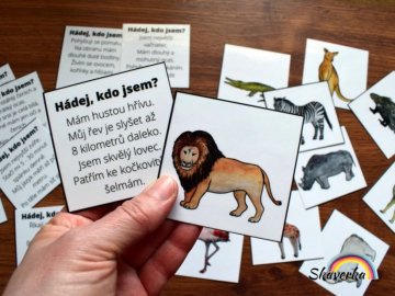 Pravidla hry "Hádej, kdo jsem"