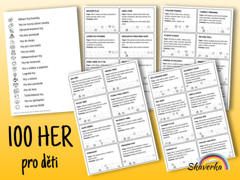 100 her pro děti - Varianta: PDF